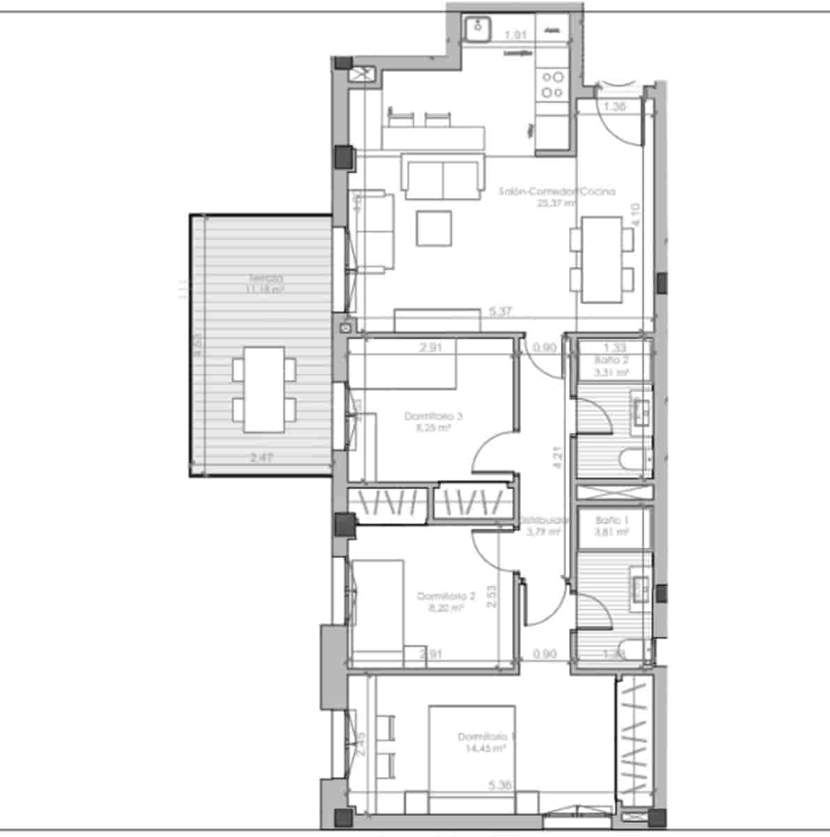 3 soveværelse Lejlighed til salg i Las Lagunas de Mijas med swimmingpool garage - € 399.000 (Ref: 9987744)
