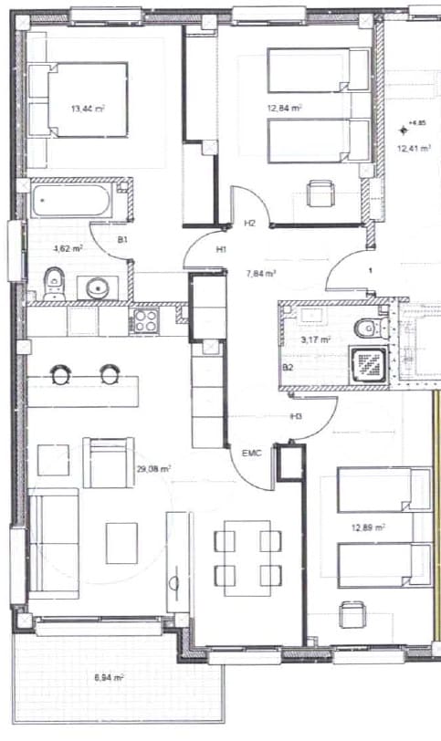 3 sypialnia Apartament na sprzedaż w Miasto Barcelona z garażem - 335 000 € (Ref: 9987770)