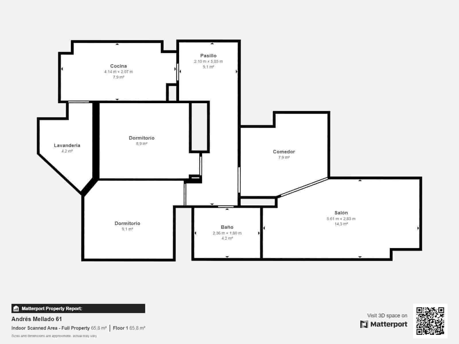 2 soverom Leilighet til leie i Madrid by - € 1 800 (Ref: 9987896)