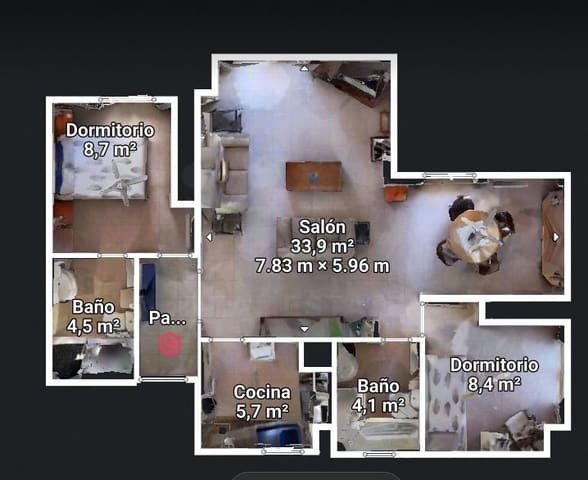 2 camera da letto Attico in vendita in Dénia con piscina garage - 495.000 € (Rif: 9987944)
