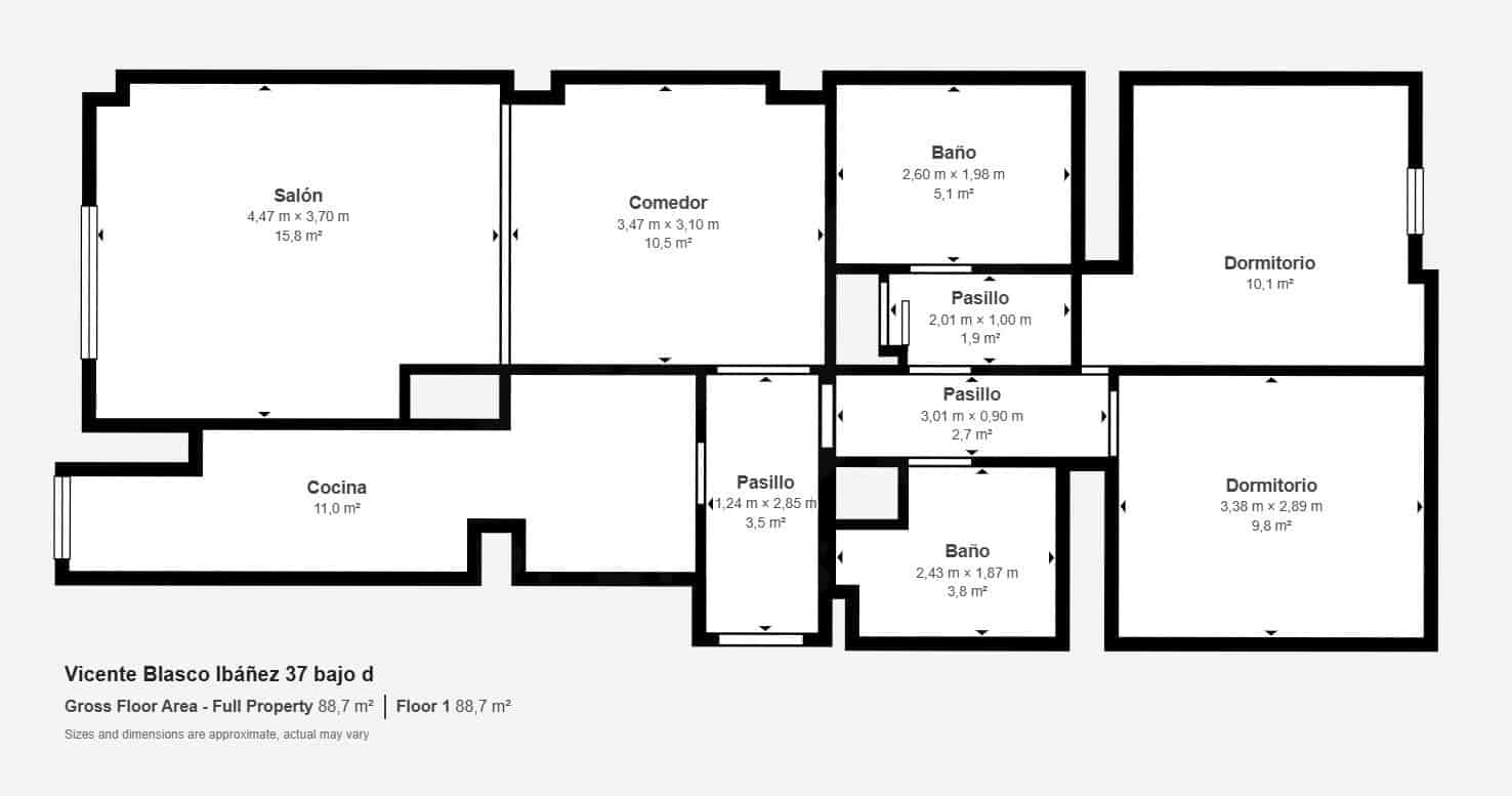 2 bedroom Apartment for rent in Madrid city with pool garage - € 2,200 (Ref: 9987951)