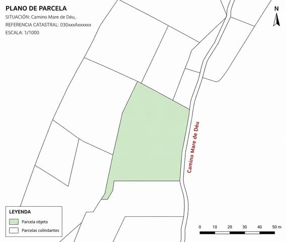 Terreno Non Edificato in vendita in Agost - 23.000 € (Rif: 9987962)