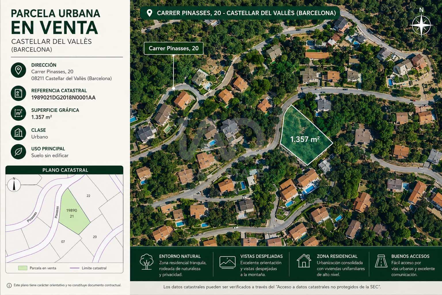 Grunde uden byggetilladelser til salg i Barcelona by - € 70.000 (Ref: 9987977)