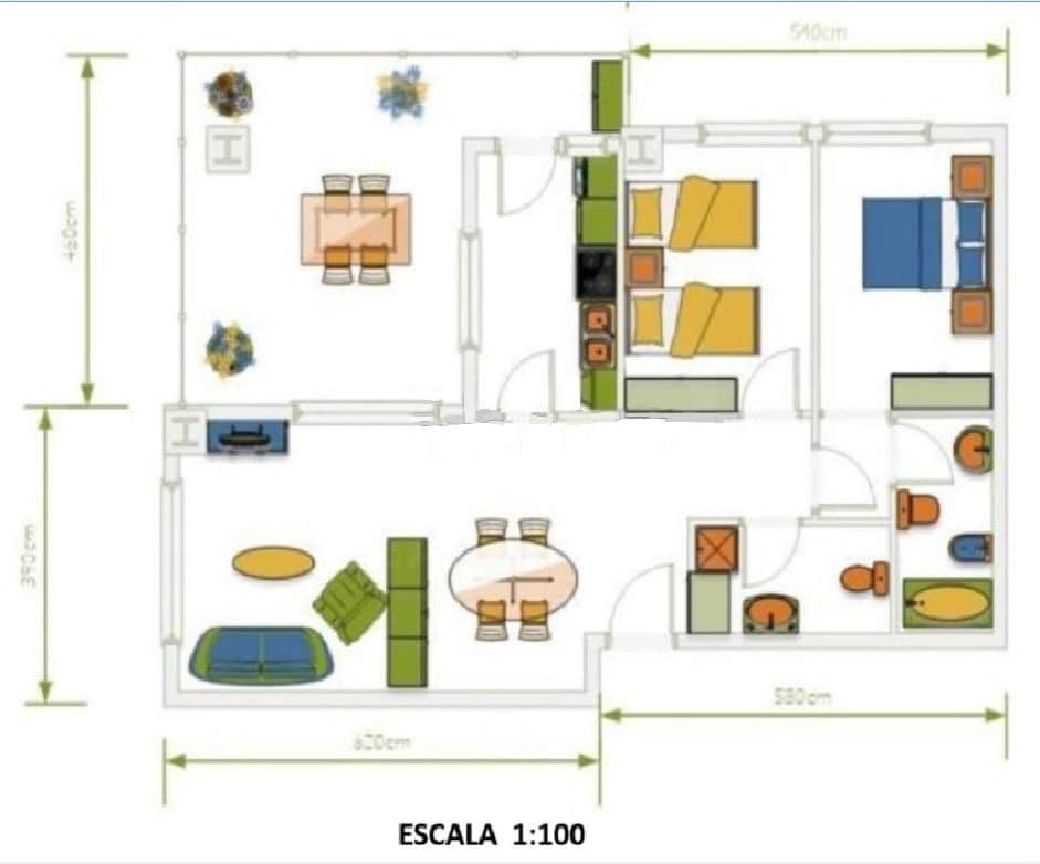 2 soveværelse Lejlighed til salg i Oropesa  med swimmingpool garage - € 210.000 (Ref: 9988260)