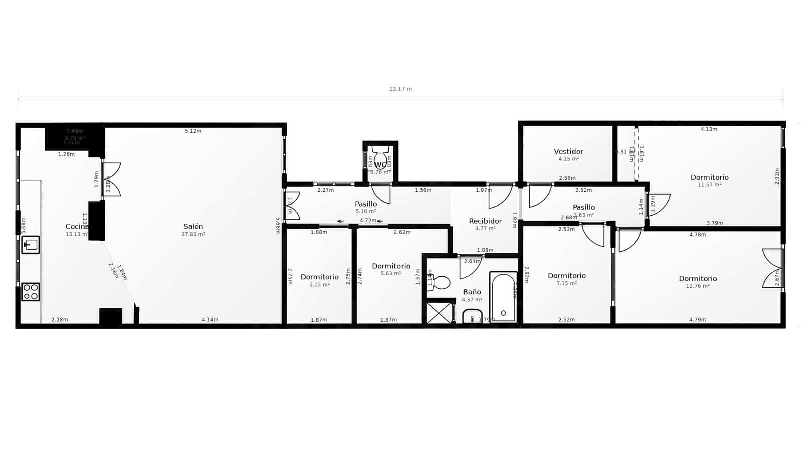 4 soverom Leilighet til salgs i Barcelona by - € 780 000 (Ref: 9988271)