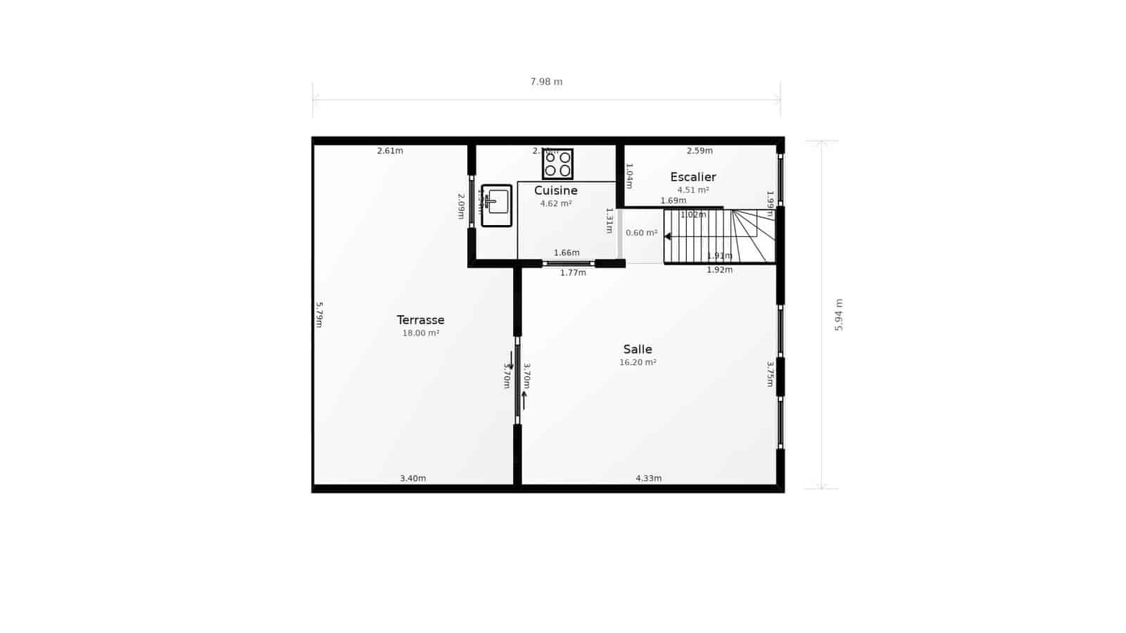 2 Zimmer Reihenhaus zu verkaufen in Nijar - 470.000 € (Ref: 9988275)