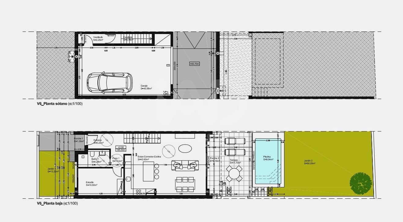 4 chambre Maison de Ville à vendre à Barcelone ville avec piscine garage - 635 000 € (Ref: 9988305)