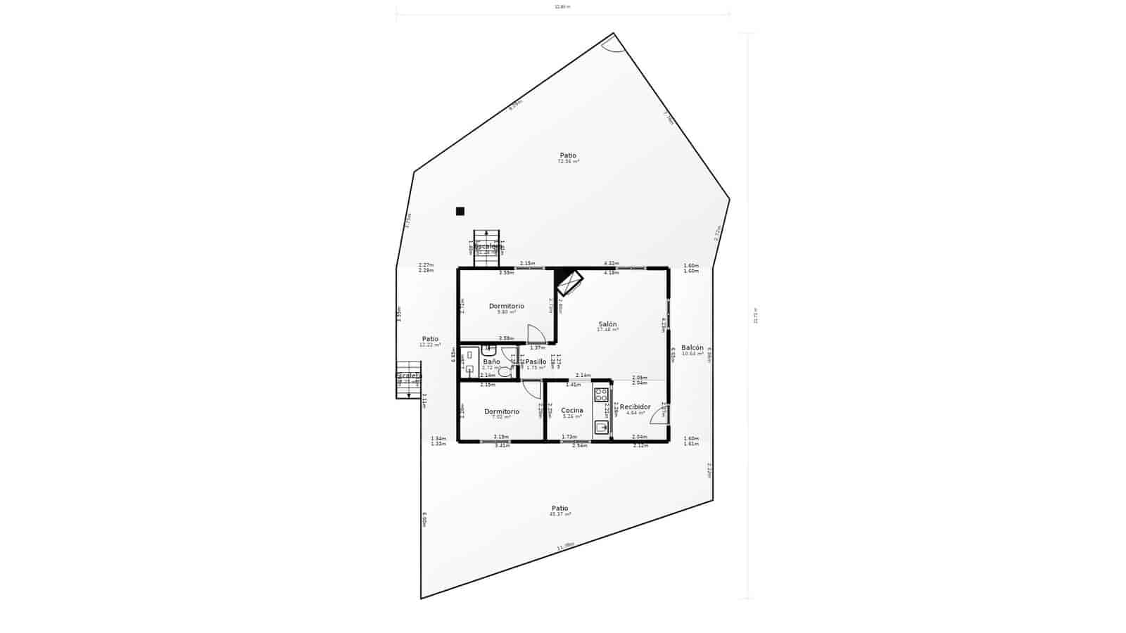 3 bedroom Townhouse for sale in Barcelona city with garage - € 199,000 (Ref: 9988377)