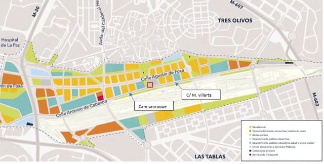 Byggegrund til salg i Valverde, Madrid by - € 1.400.000 (Ref: 9988384)