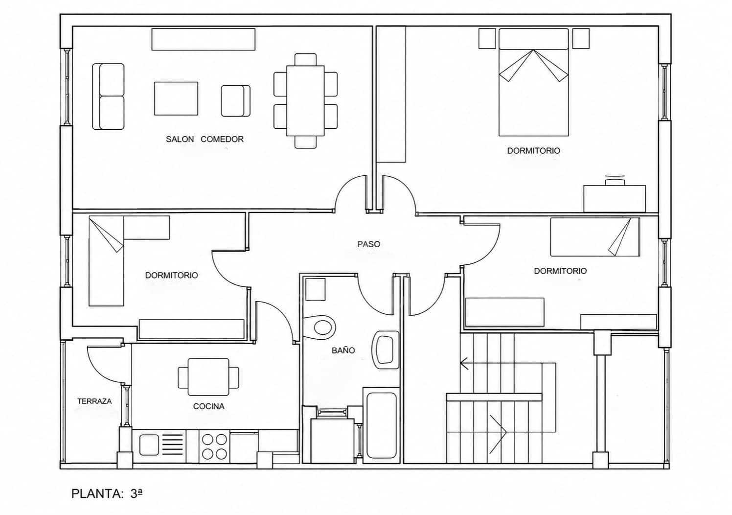 3 slaapkamer Appartement te koop in Ferrol - € 125.000 (Ref: 9988397)