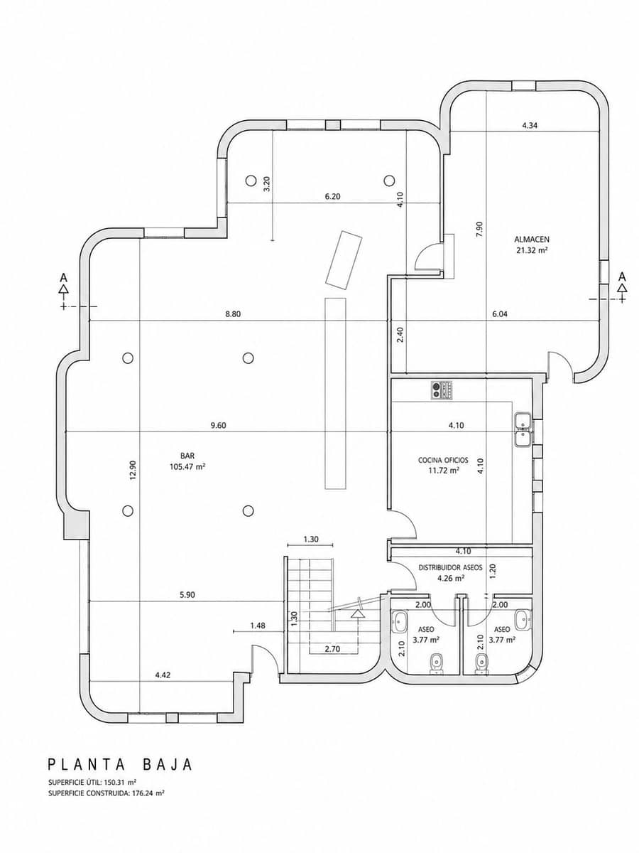 3 Zimmer Haus zu verkaufen in Leon Stadt mit Garage - 179.900 € (Ref: 9988407)