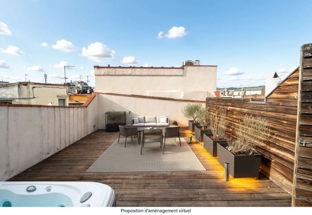 Ático de 2 habitaciones en Sant Pere, Santa Caterina i La Ribera, Barcelona ciudad en venta - 439.000 € (Ref: 9988409)