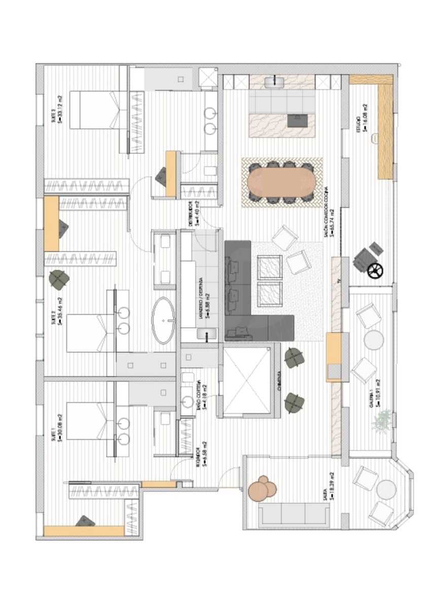 3 slaapkamer Appartement te koop in Barcelona stad - € 2.550.000 (Ref: 9988421)