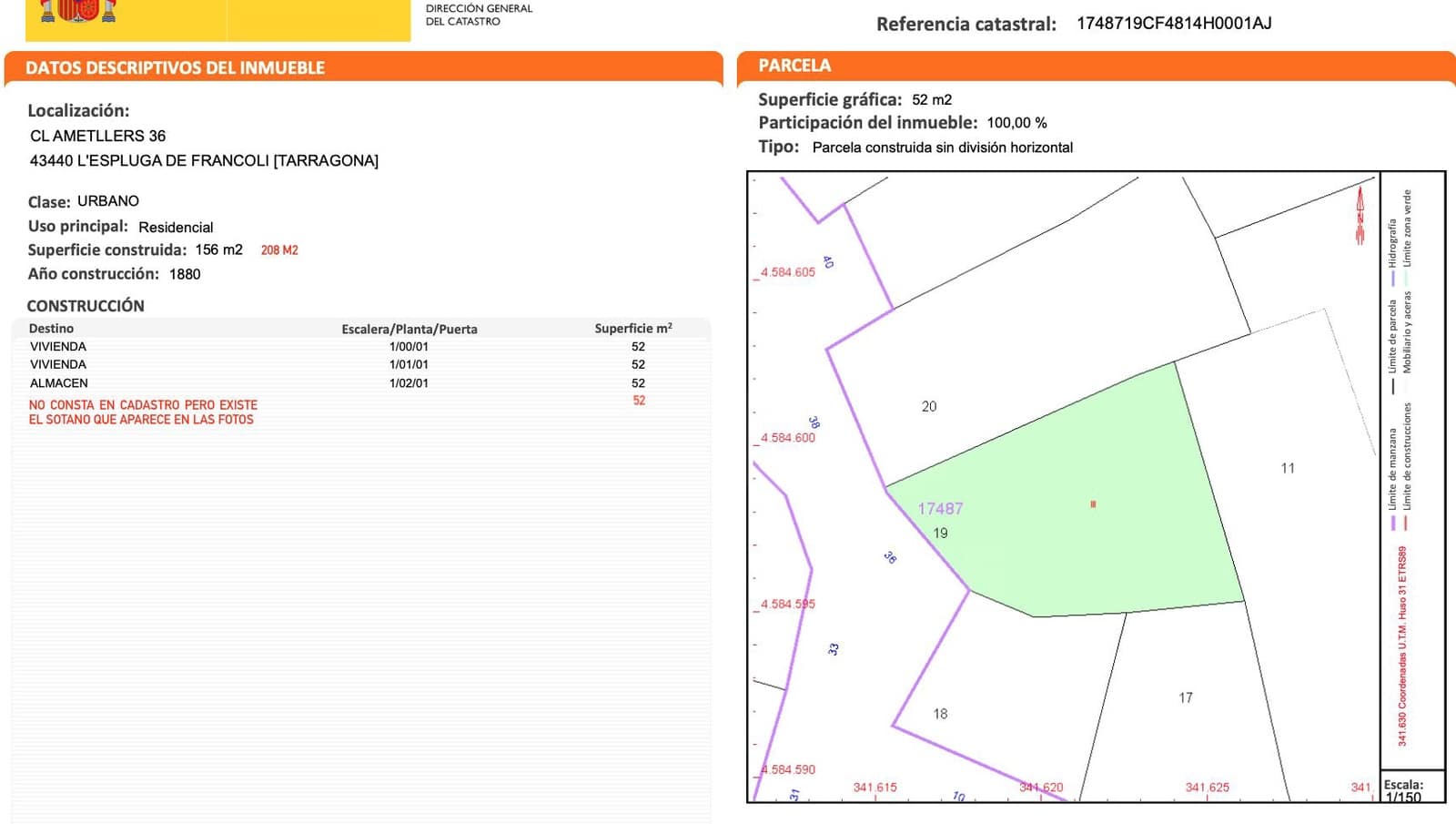 Hus till salu i L'Espluga de Francoli - 94 000 € (Ref: 9988460)