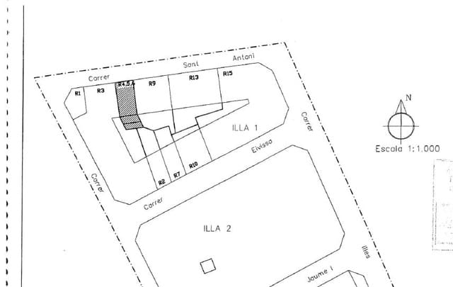 Byggetomt til salgs i Barcelona by - € 139 000 (Ref: 9988499)