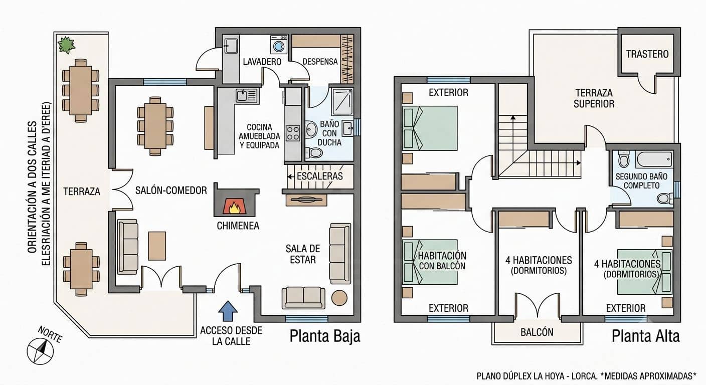 4 slaapkamer Rijtjeshuis te koop in La Hoya - € 210.000 (Ref: 9988573)