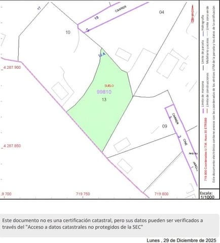 Solar/Parcela en Alcoy / Alcoi en venta - 230.000 € (Ref: 9988577)