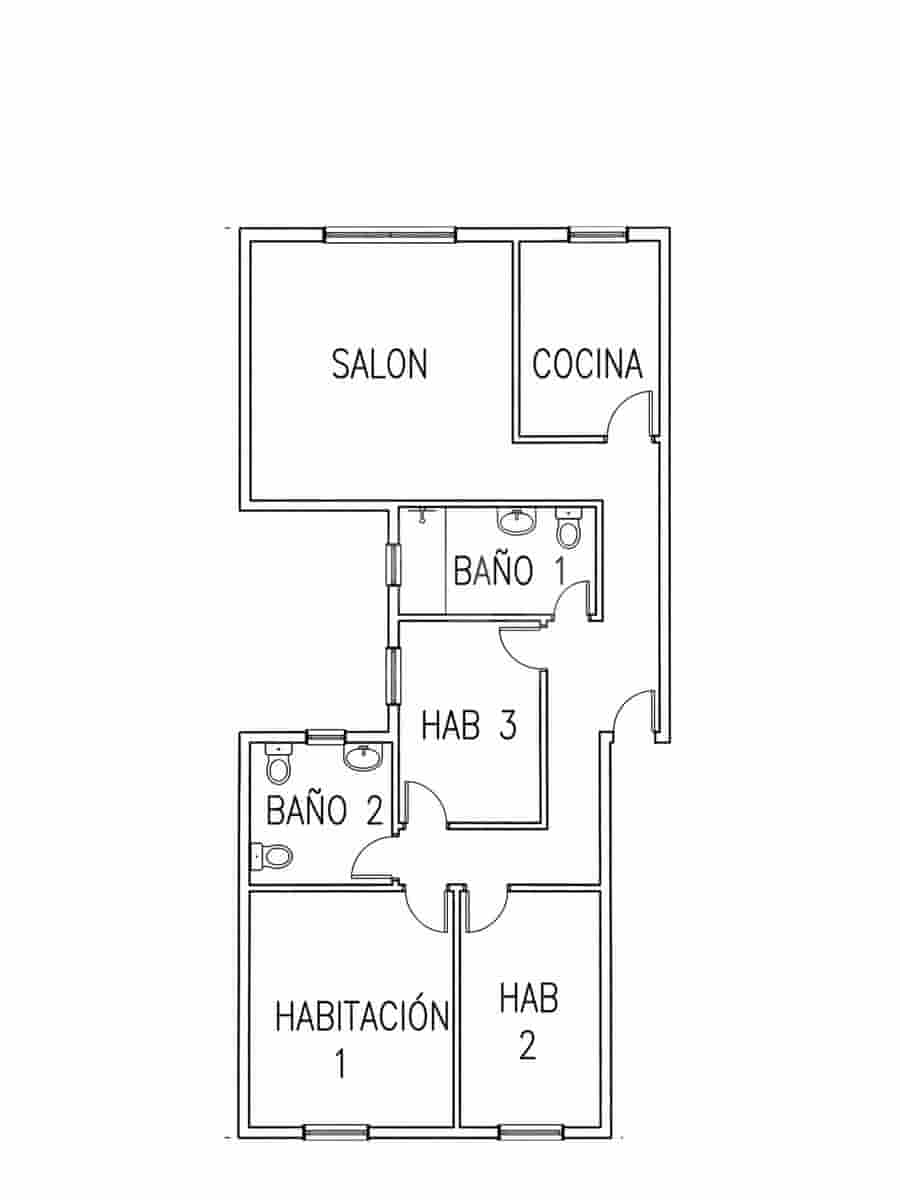3 soveværelse Lejlighed til salg i Abaran med garage - € 135.000 (Ref: 9988631)