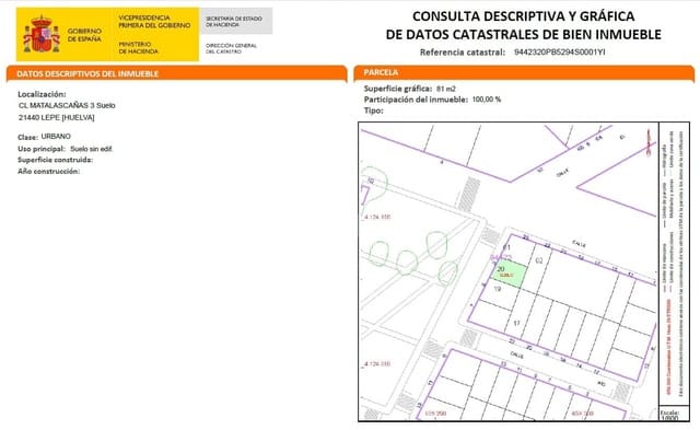 Bauplatz zu verkaufen in Huelva Stadt - 45.000 € (Ref: 9988681)