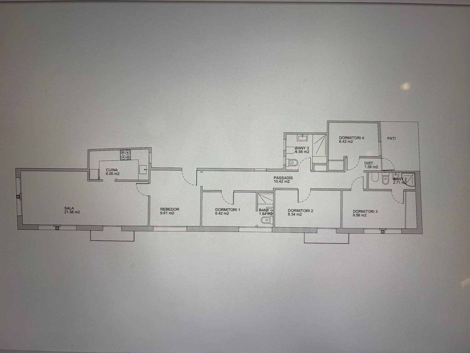 4 soveværelse Lejlighed til salg i Barcelona by - € 499.000 (Ref: 9988711)