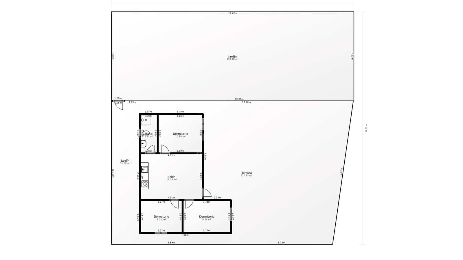 Grunde uden byggetilladelser til salg i Cadiz by - € 179.000 (Ref: 9988781)