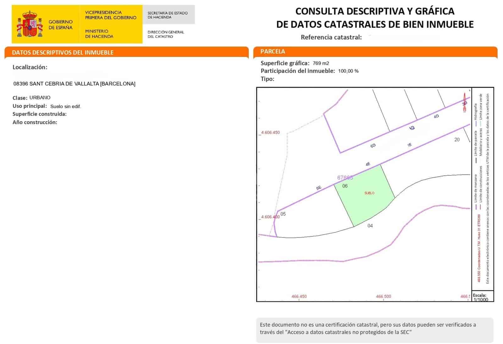 Byggetomt til salgs i Barcelona by - € 310 000 (Ref: 9988786)