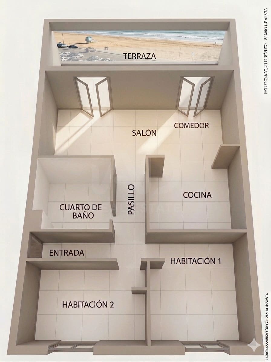 2 sypialnia Apartament na sprzedaż w Miasto Almeria - 240 000 € (Ref: 9988934)