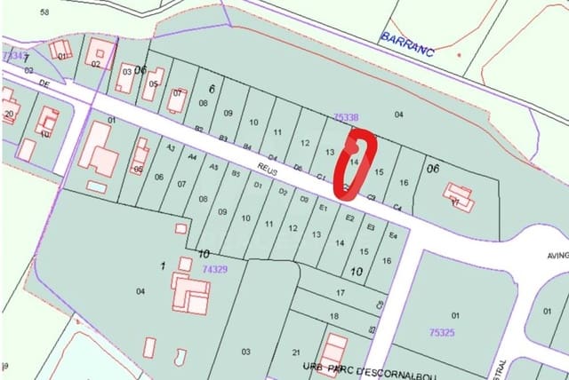 Bauplatz zu verkaufen in Vilanova d'Escornalbou - 59.000 € (Ref: 9988989)