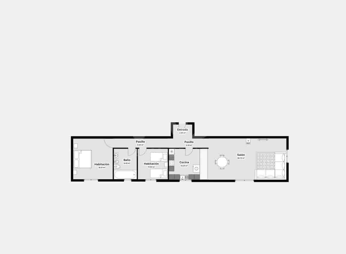 2 chambre Appartement à vendre à Teruel ville - 169 000 € (Ref: 9988997)