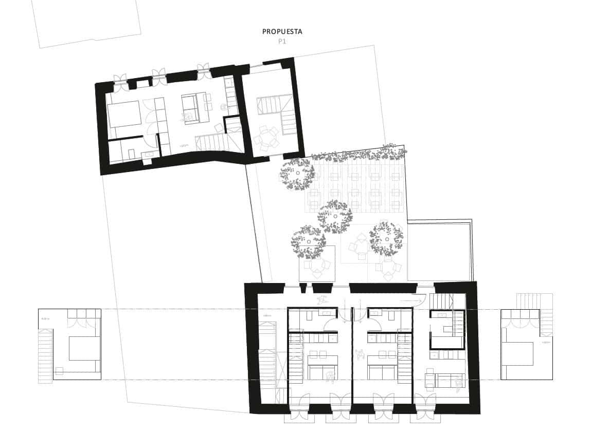 6 soveværelse Rækkehus til salg i Pontevedra by med swimmingpool garage - € 190.000 (Ref: 9989004)
