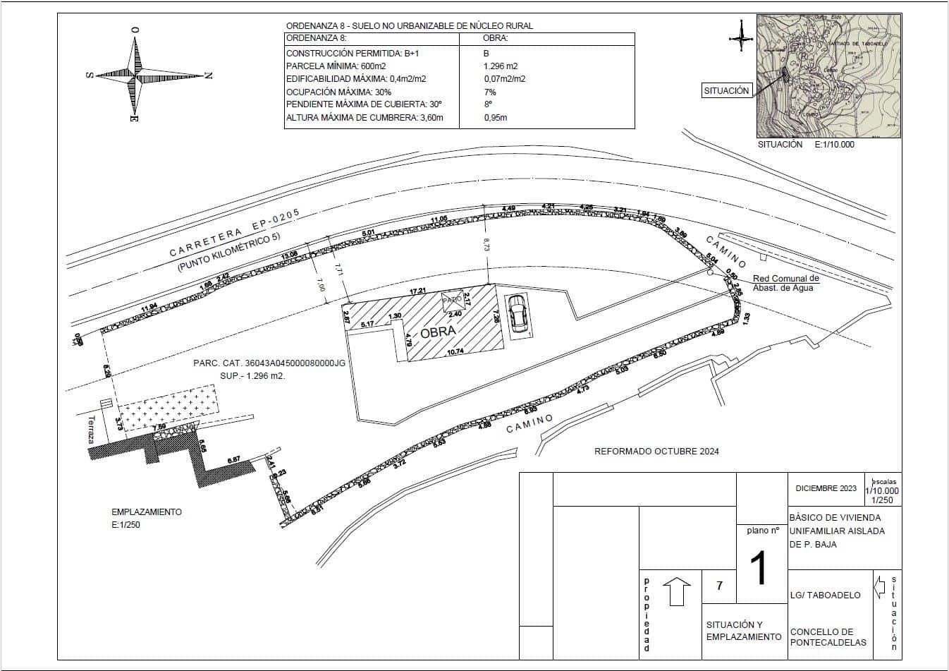 Tomt till salu i Pontevedra stad - 35 000 € (Ref: 9989046)