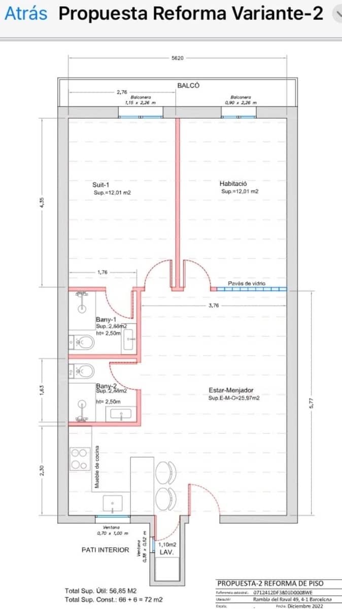 2 sypialnia Apartament na sprzedaż w Miasto Barcelona - 296 500 € (Ref: 9989104)