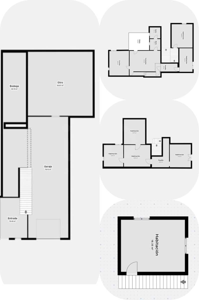 6 sovrum Hus till salu i Teruel stad - 99 000 € (Ref: 9989145)