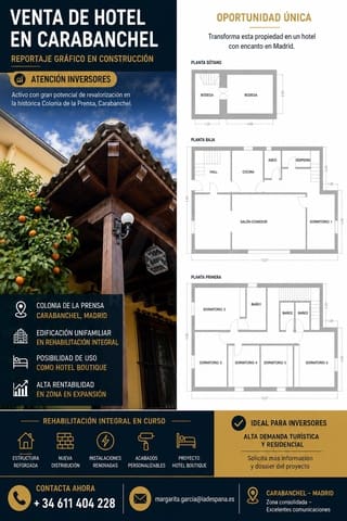 Kommersiell til salgs i Puerta Bonita, Madrid by med garasje - € 1 570 000 (Ref: 9989796)