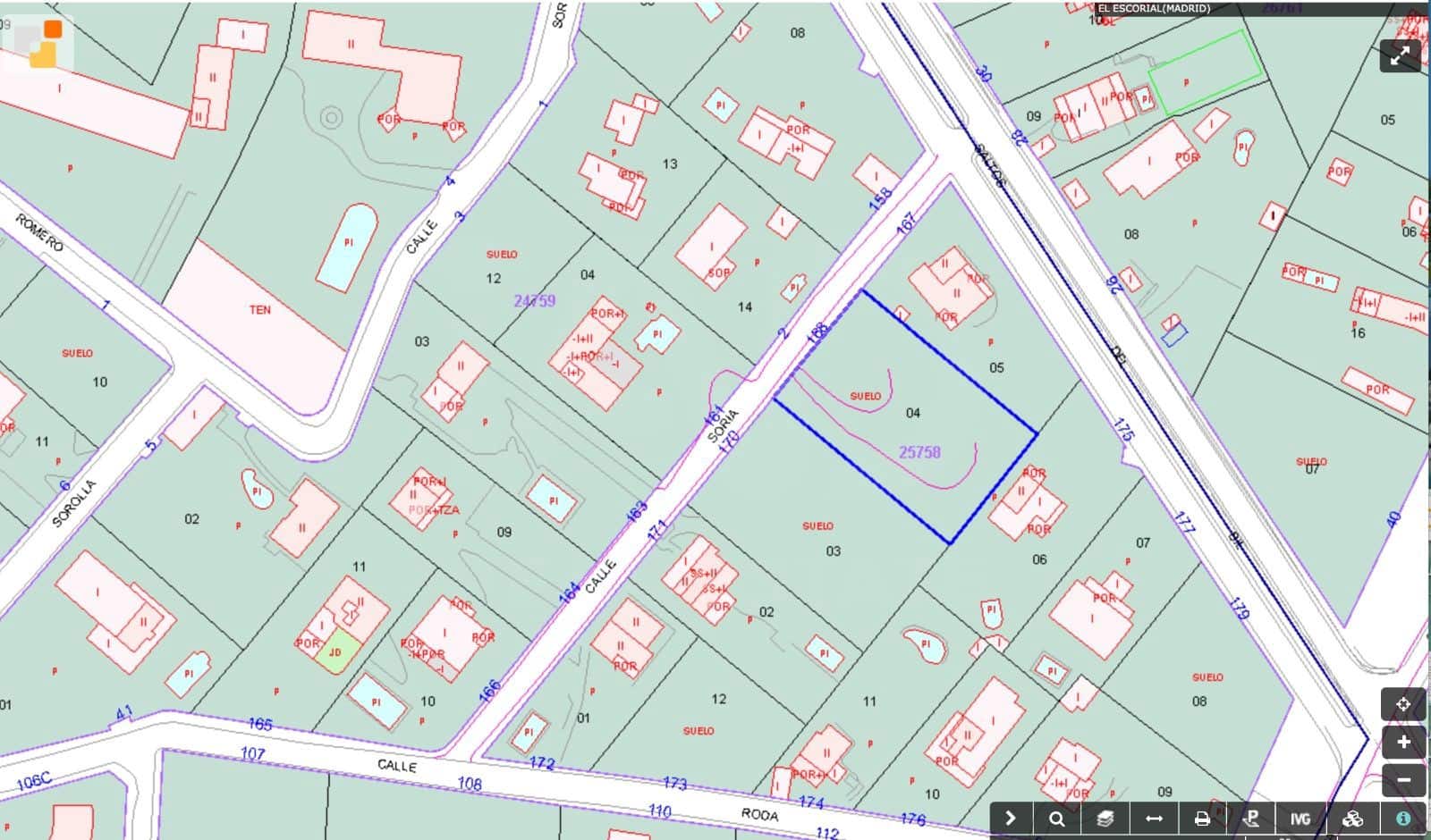 Mark till salu i Madrid stad - 195 000 € (Ref: 9990983)