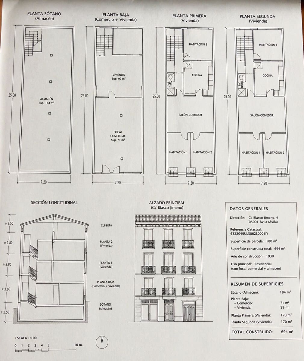Kaupallinen myytävänä paikassa Avila kaupunki - 450 000 € (Ref: 9991028)