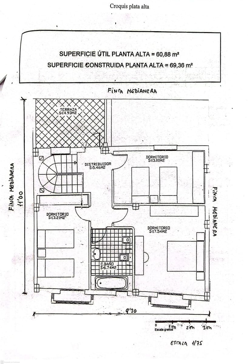 3 soveværelse Rækkehus til salg i Granada by med garage - € 230.000 (Ref: 9991063)