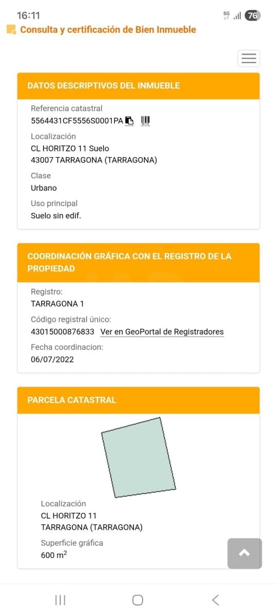Bouwgrond te koop in Tarragona stad - € 55.000 (Ref: 9991151)