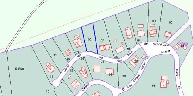 Ubebygd land til salgs i Barcelona by - € 35 000 (Ref: 9991186)