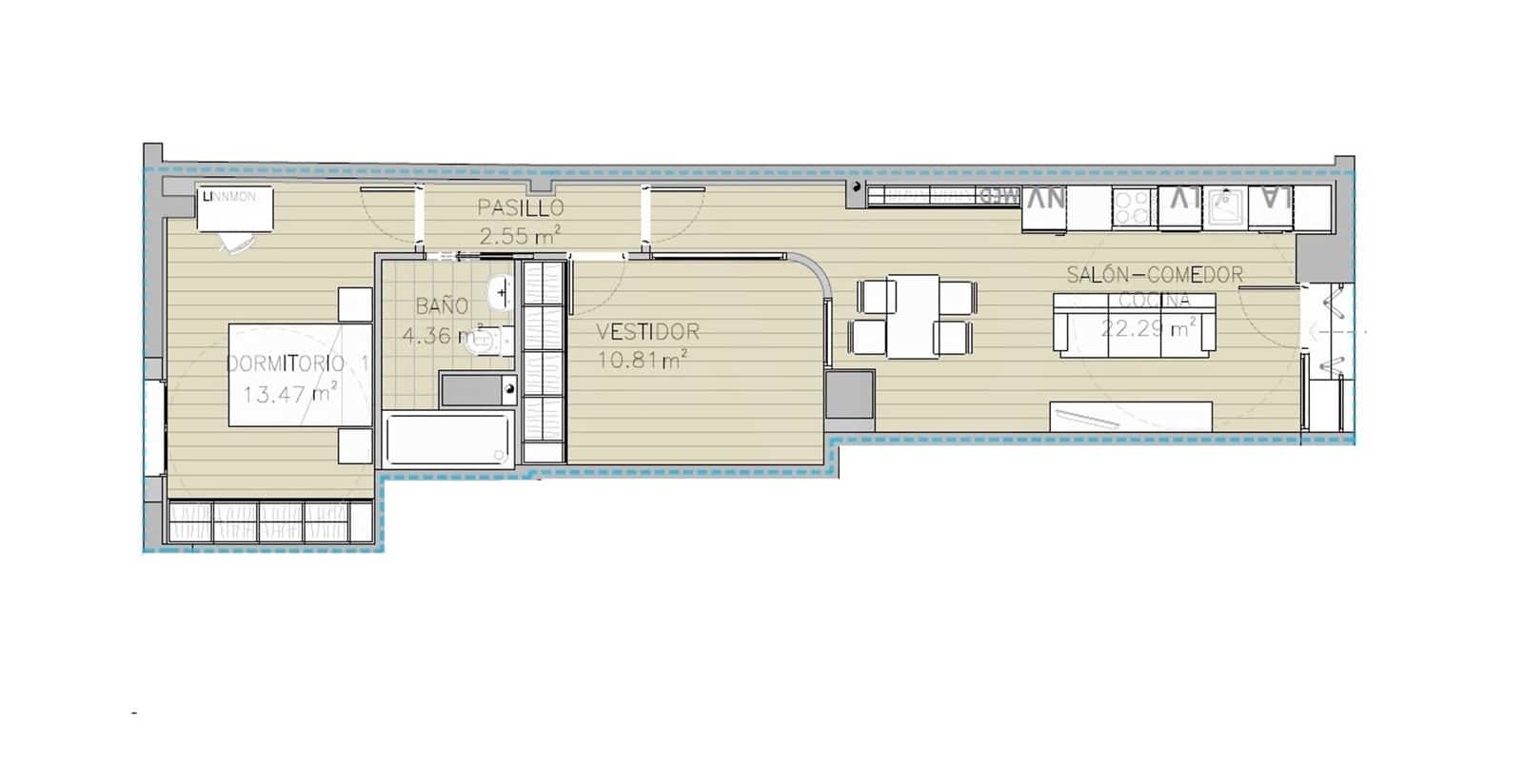 2 soverom Leilighet til salgs i Madrid by - € 555 000 (Ref: 9991194)