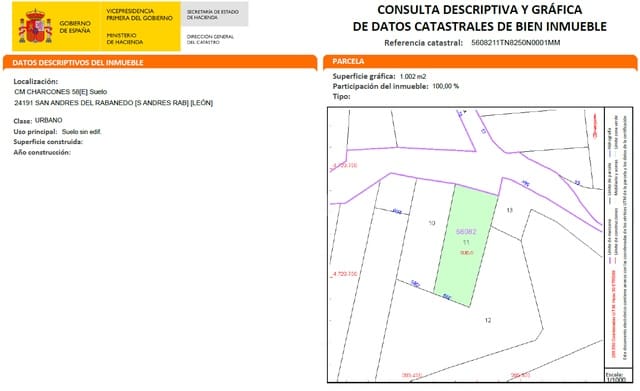 Undeveloped Land for sale in León city - € 68,000 (Ref: 9991205)