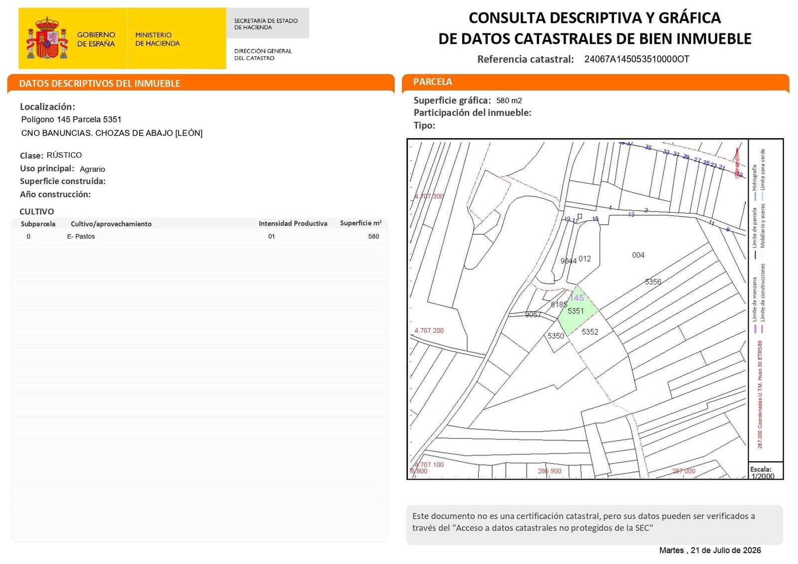 Finca/Landehus til salg i Leon by - € 10.000 (Ref: 9991215)