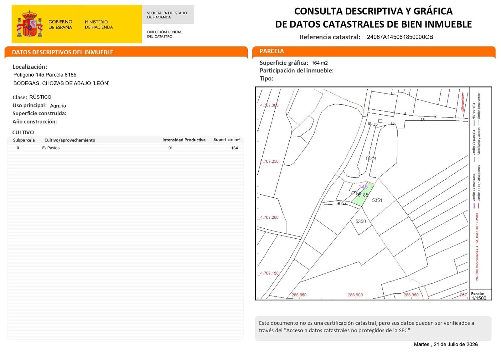 Finca/Landehus til salg i Leon by - € 10.000 (Ref: 9991215)