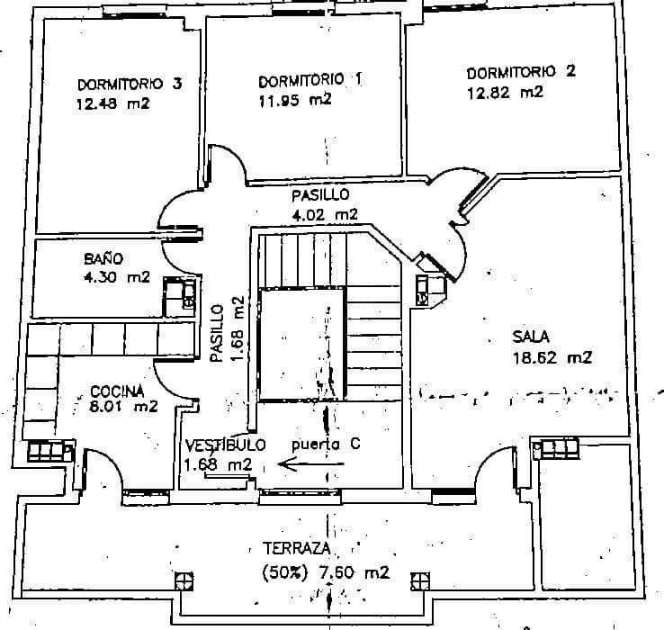 3 Zimmer Penthouse zu verkaufen in Molledo - 130.000 € (Ref: 9991235)