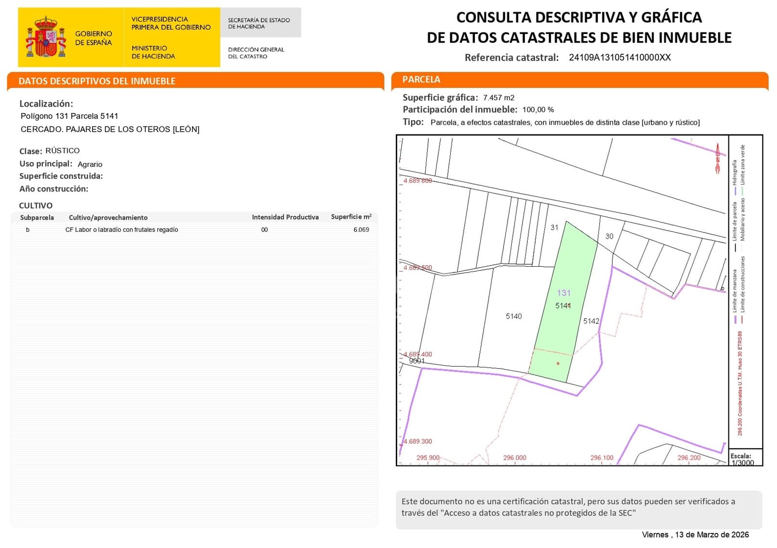 Undeveloped Land for sale in Leon city - € 15,900 (Ref: 9991314)