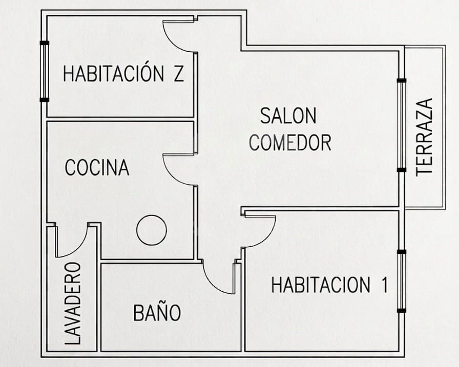 2 makuuhuone Huoneisto myytävänä paikassa Murcia kaupunki - 114 000 € (Ref: 9991375)
