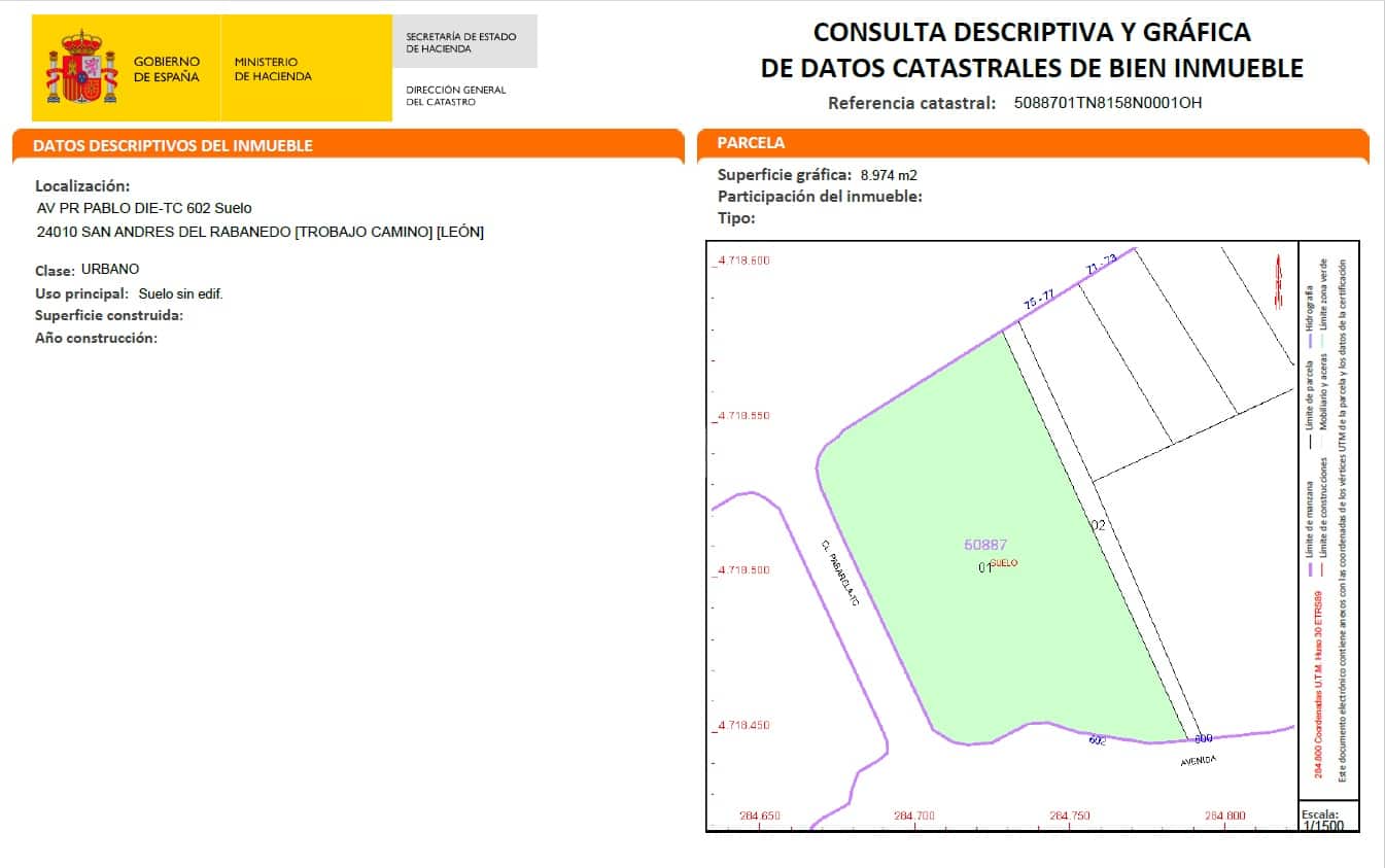 Undeveloped Land for sale in Leon city - € 525,000 (Ref: 9991386)