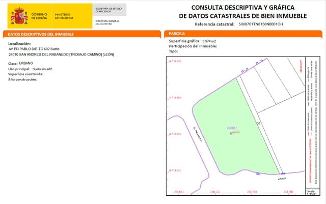 Undeveloped Land for sale in León city - € 525,000 (Ref: 9991386)