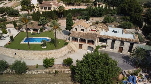 6 soverom Finca/Herregård til salgs i Benissa med svømmebasseng garasje - € 2 390 000 (Ref: 9991459)