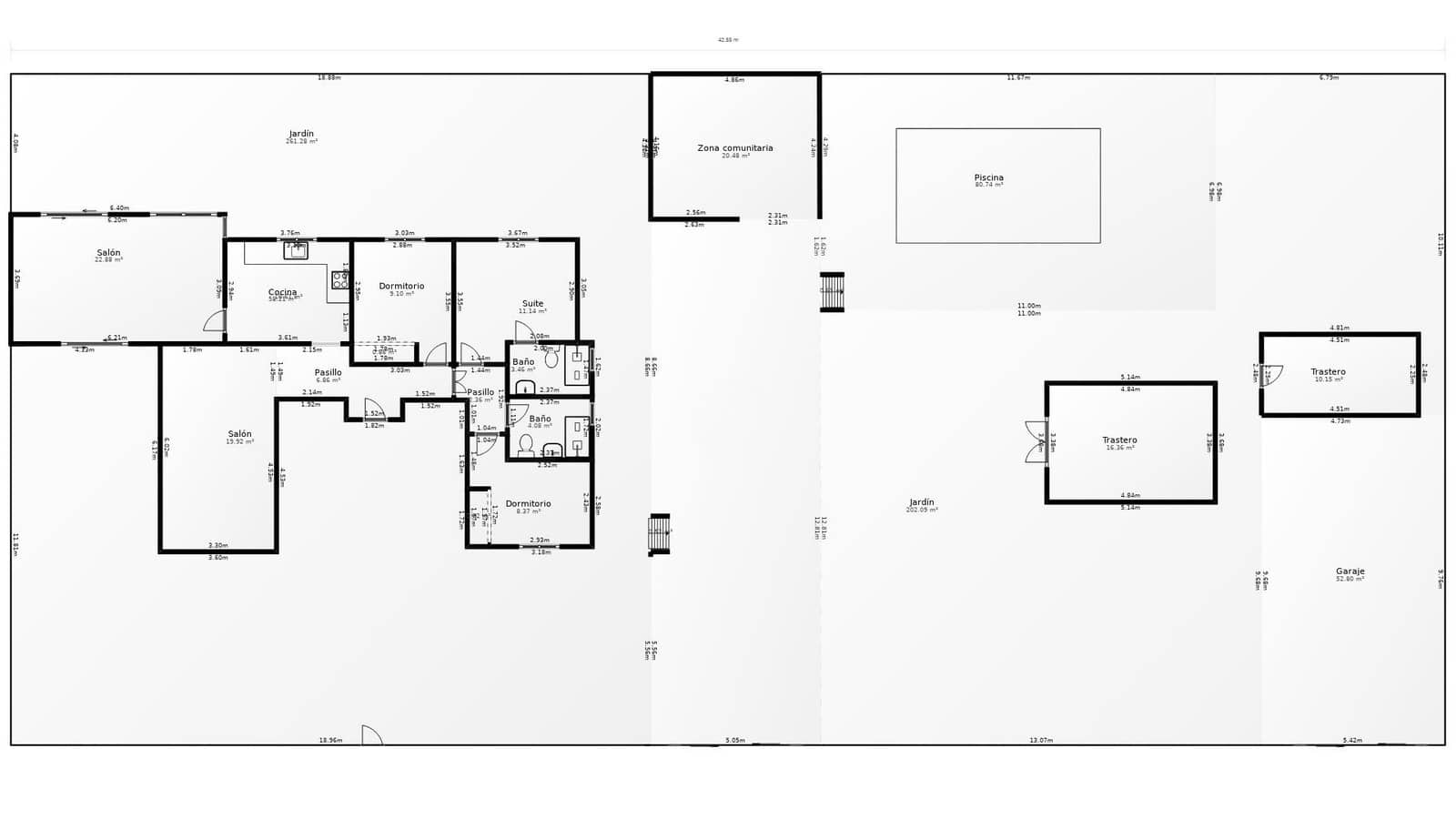 Casa de 3 habitaciones en Cádiz ciudad en venta con piscina garaje - 590.000 € (Ref: 9993714)